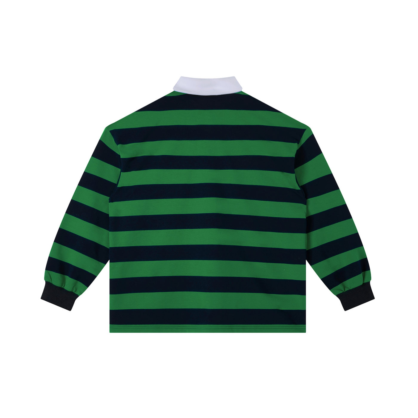 F3THY "Opulent" Striped Rugby Polo Longsleeve
