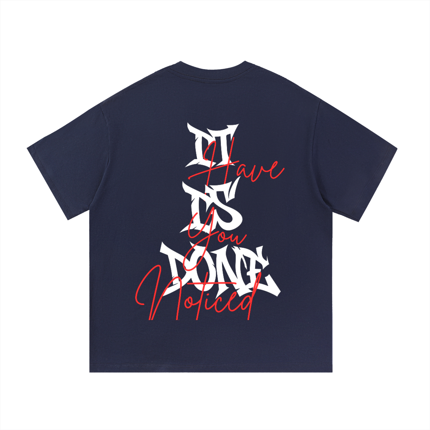 ODMPOD Fearless Faith T-shirt with front and back print, featuring bold design and inspirational message on a casual tee.