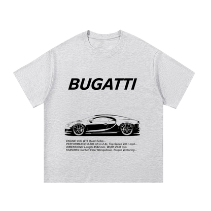 ODMPOD F3THY Bugatti Chiron T-shirt featuring a detailed graphic of the luxury car on soft fabric.