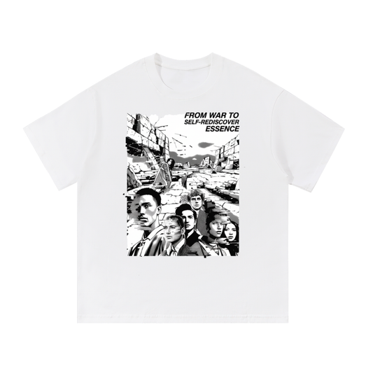 F3THY "From War To Self-Rediscover Essence" Manga Panel Graphic Tee