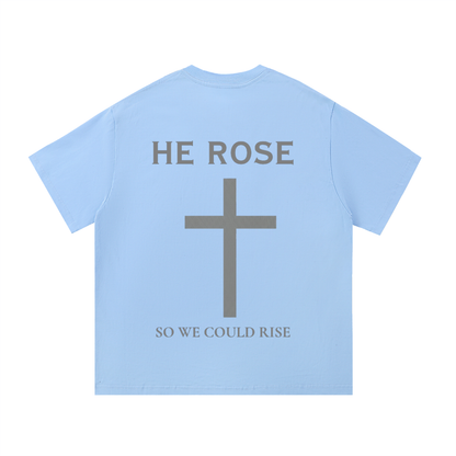 ODMPOD F3THY Risen Tee featuring bold graphic design and comfortable fit, ideal for casual wear.