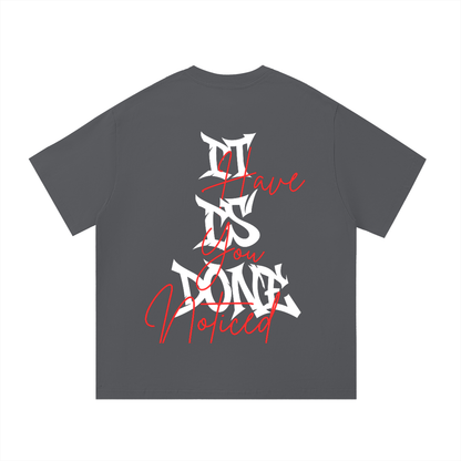 ODMPOD F3THY Fearless Faith T-shirt with front and back print, showcasing bold design and graphic details on a black cotton tee.