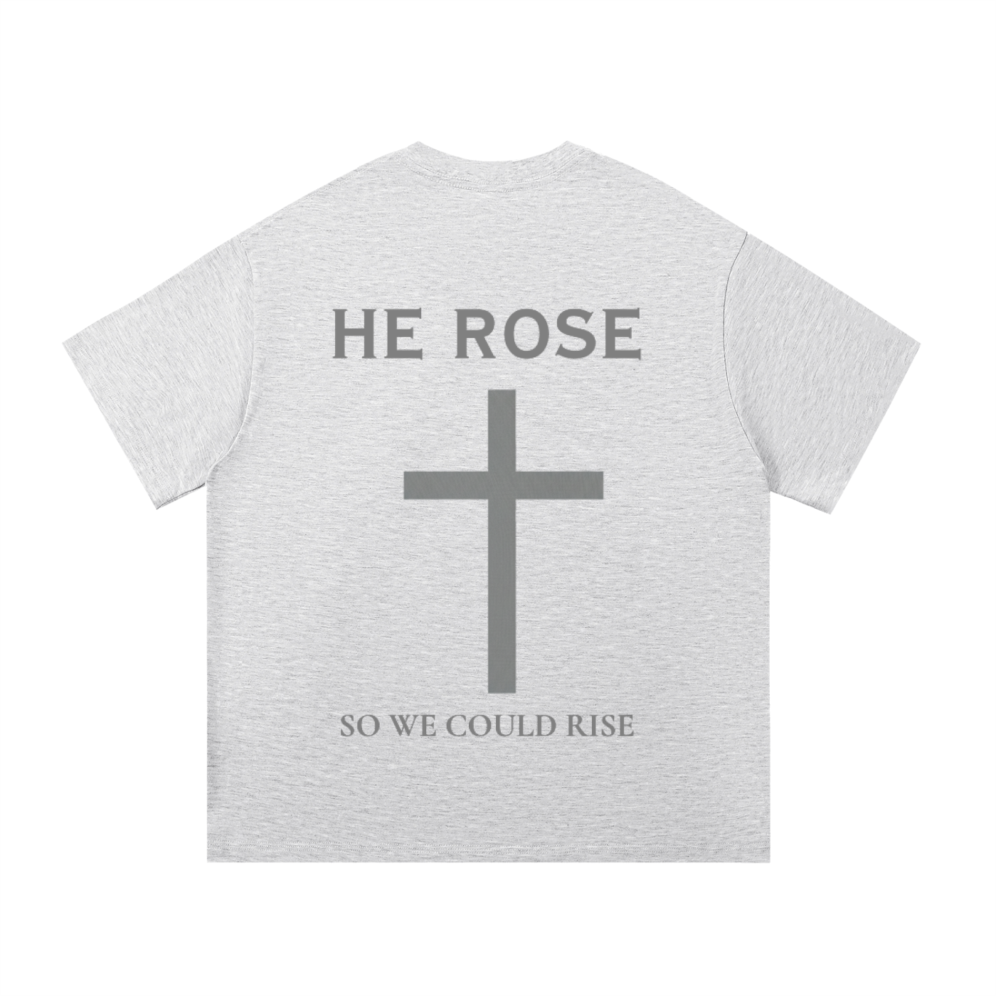 Black F3THY Risen Tee by ODMPOD featuring a relaxed fit and graphic design on the front, casual streetwear style.