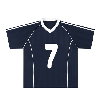 F3THY No. 7 Retro Soccer Jersey Tee