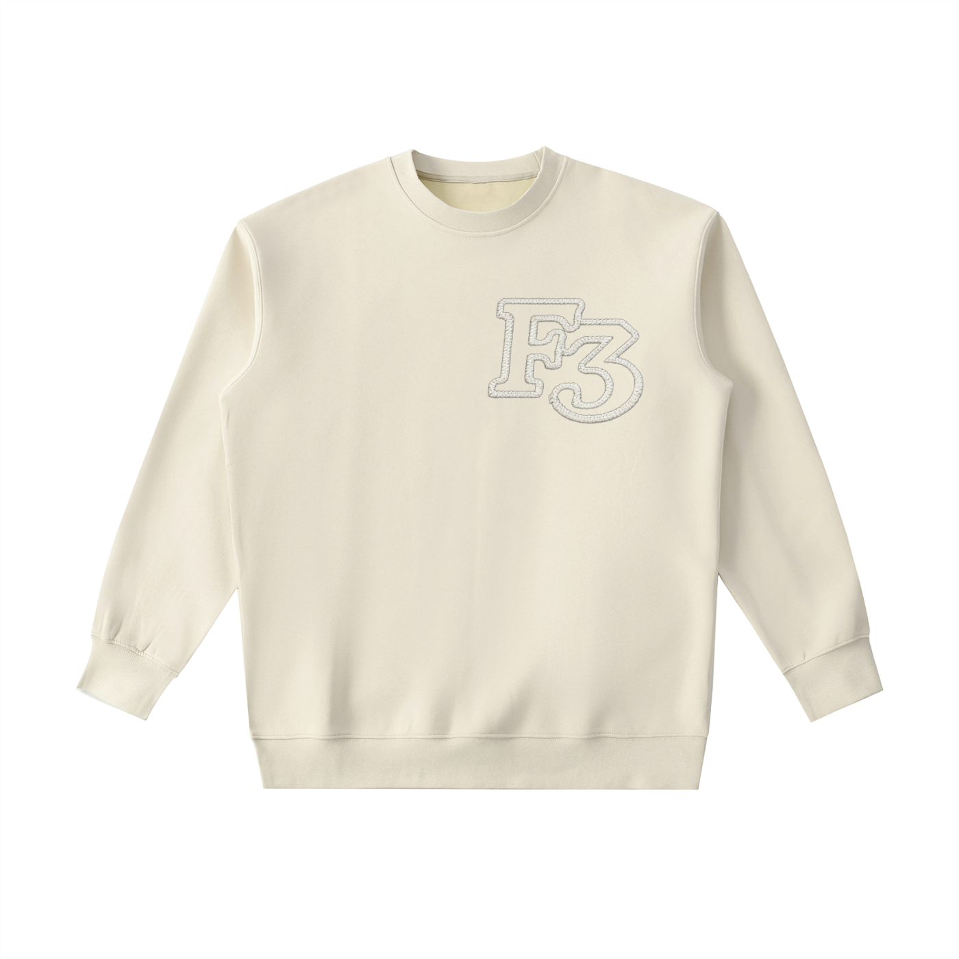 F3THY F3 Heavyweight Oversized Crewneck
