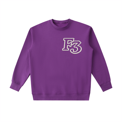 F3THY F3 Heavyweight Oversized Crewneck