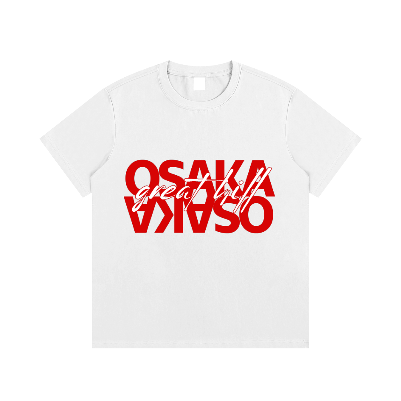 ODMPOD F3THY Osaka great hill hoodie with front and back print in black, blue, and green colors, showcasing bold graphic design.