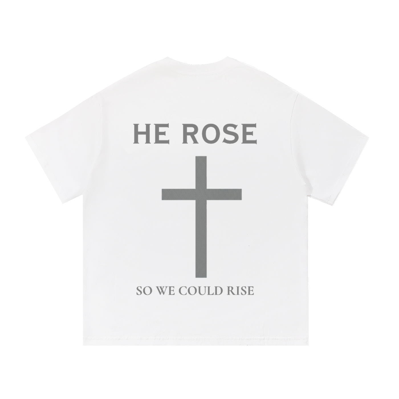 ODMPOD F3THY risen. T-shirt featuring bold graphic design, black fabric, and comfortable fit, perfect for casual wear.