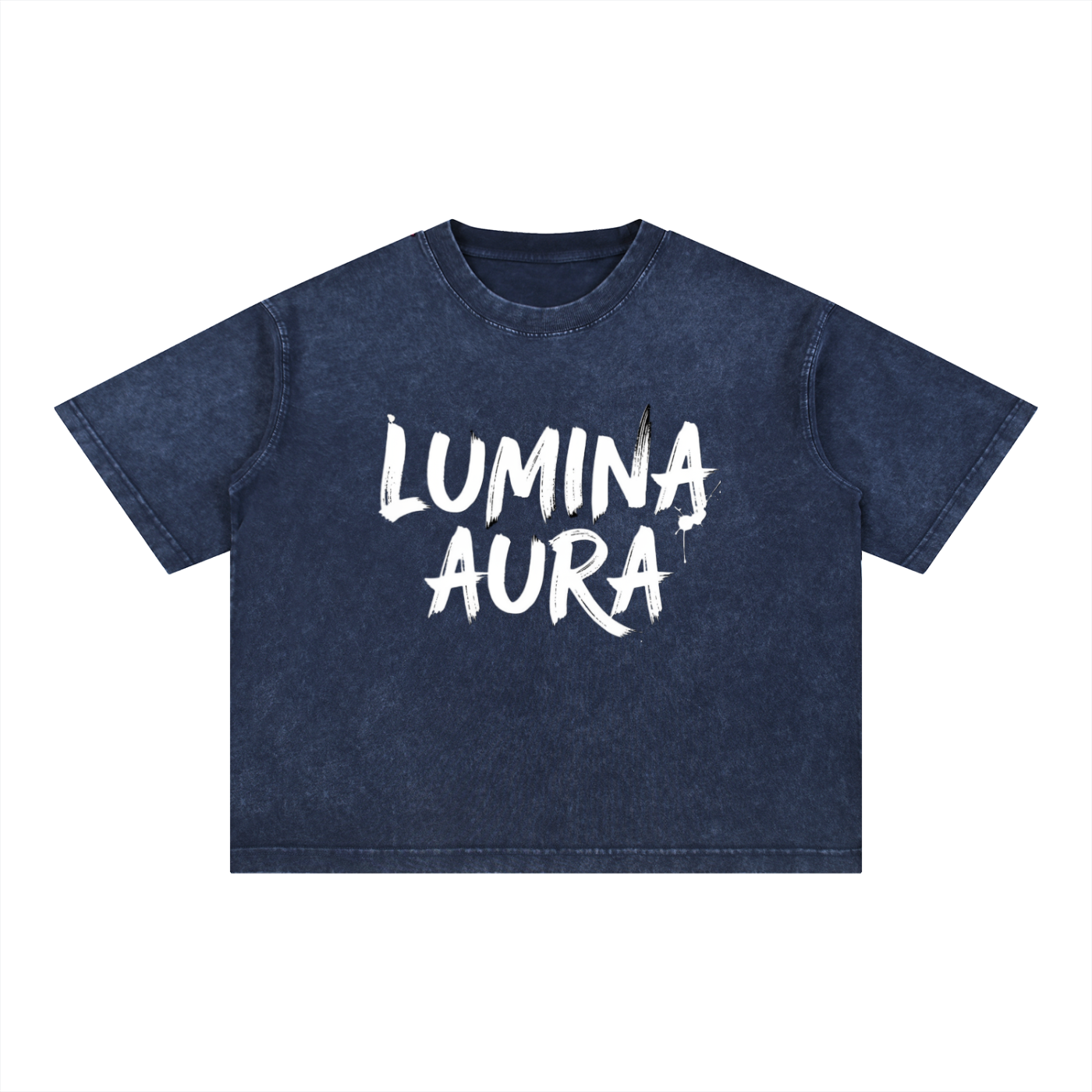 F3THY "Lumina Aura" Washed Crop Tee
