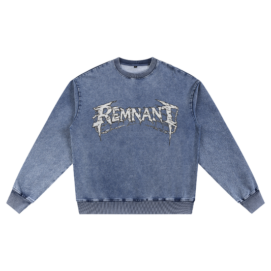 F3THY Distressed Remnant Sweater