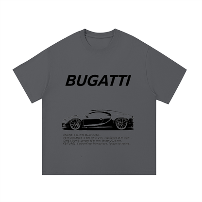 ODMPOD F3THY Bugatti Chiron T-shirt featuring a detailed graphic design of the luxury car on soft fabric.
