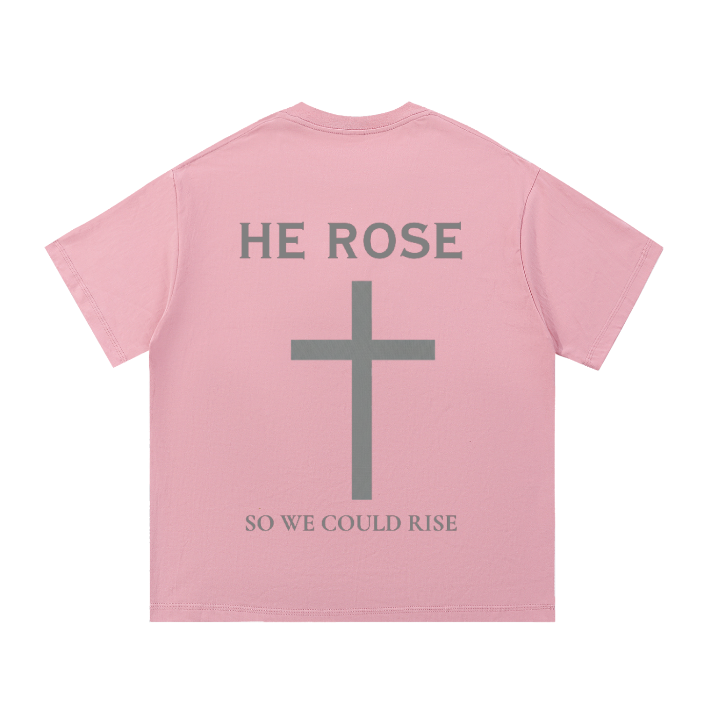 ODMPOD F3THY Risen Tee displayed on a model, showcasing the casual black T-shirt with bold graphic design and comfortable fit.