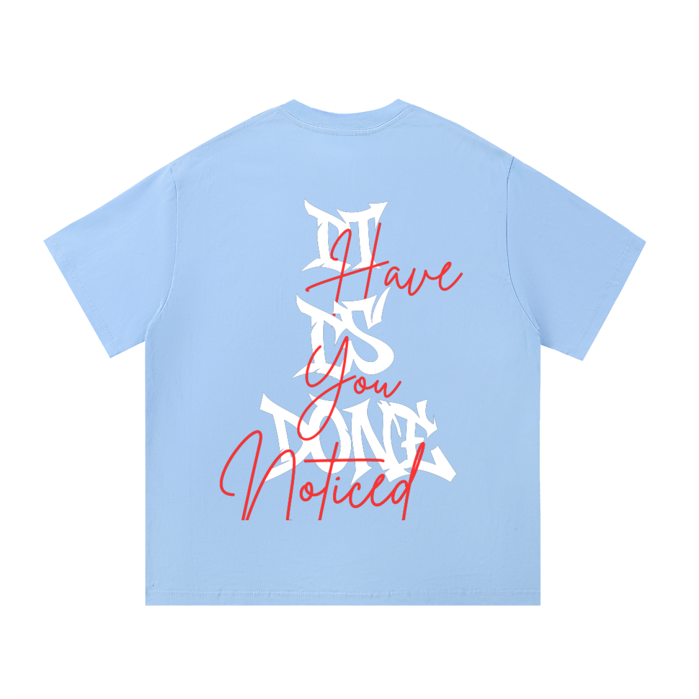 ODMPOD Fearless Faith T-shirt with front and back print, featuring bold design and inspiring message on a casual cotton tee.