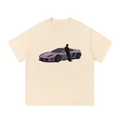 F3THY Silhouette Supercar Anime Graphic Tee