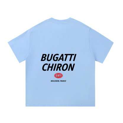 ODMPOD F3THY Bugatti Chiron T-shirt featuring a detailed graphic of the luxury sports car on the front.