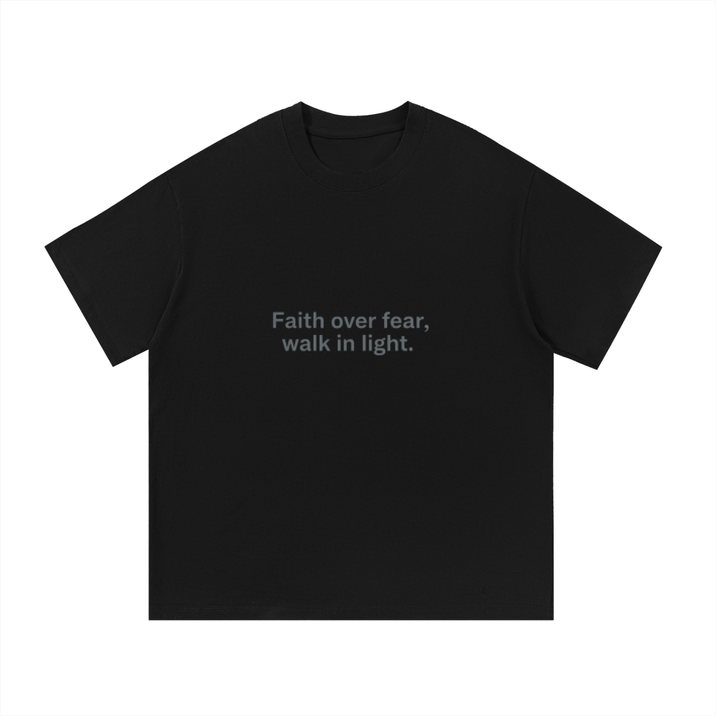ODMPOD F3THY risen Tee featuring a bold graphic design on a black t-shirt, casual streetwear style.