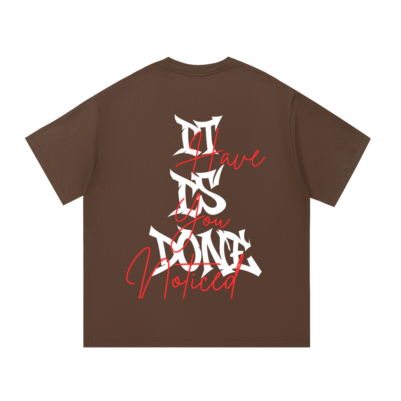 ODMPOD Fearless Faith T-shirt with front and back print, showcasing bold text and graphic design on soft cotton fabric.